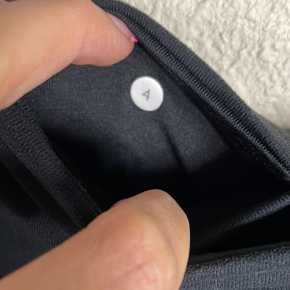 Lululemon Wunder Under Special Edition Ruffle Sides Leggings Full Length Black 4 - Picture 5 of 11